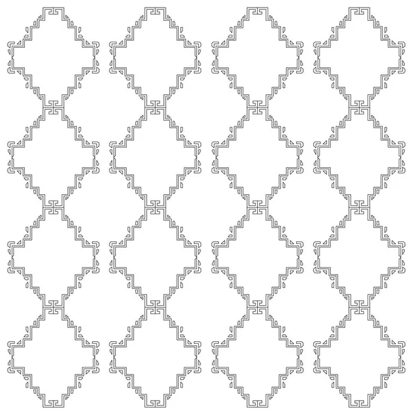 豪華なデザインの装飾品 アステカのパターン テクスチャ — ストックベクタ