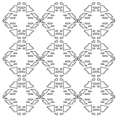 Lüks tasarım Aztek Şablonu Şablonu, Doku, Arkaplan