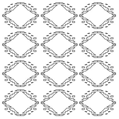 Lüks tasarım Aztek Şablonu Şablonu, Doku, Arkaplan