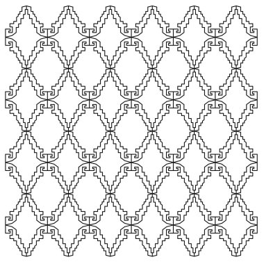 Lüks Tasarım Süslemeleri, Aztekler Deseni, Doku, Arkaplan