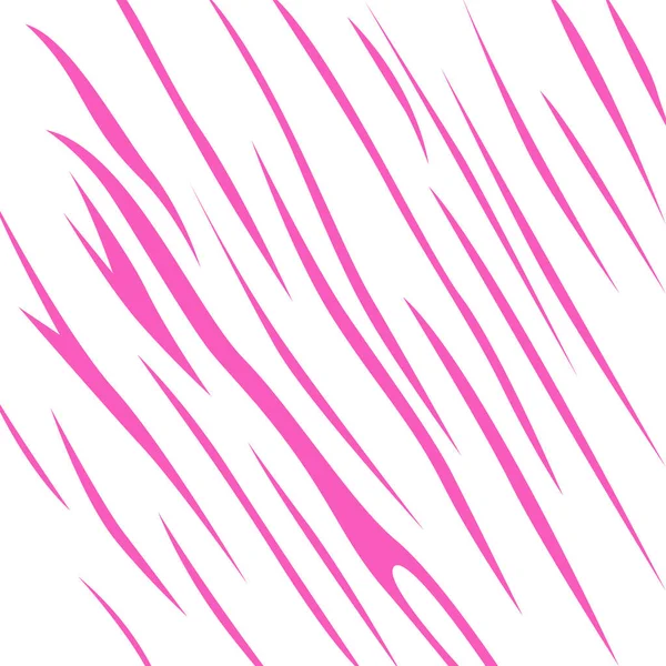 Zebra Design Rosa Streifen Textur Hintergrund Muster — Stockvektor