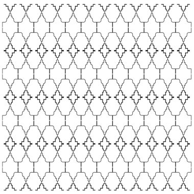 Lüks Tasarım Süslemeleri, Aztekler Siyah Beyaz Desen, Doku, Arkaplan