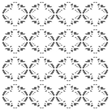 Lüks Tasarım Süslemeleri, Aztekler Siyah Beyaz Desen, Doku, Arkaplan