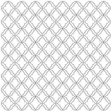 Lüks Tasarım Süslemeleri, Aztekler Siyah Beyaz Desen, Doku, Arkaplan