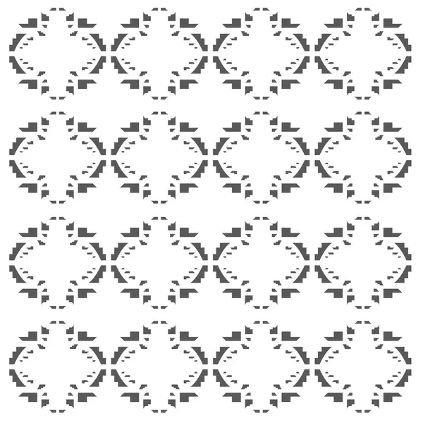 Luxury Design Ornaments Aztecs Black White Pattern Texture Background — стоковий вектор