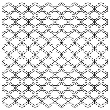 Lüks Tasarım Süslemeleri, Aztekler Siyah Beyaz Desen, Doku, Arkaplan