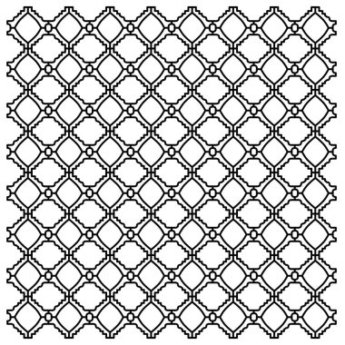 Lüks Tasarım Süslemeleri, Aztekler Siyah Beyaz Desen, Doku, Arkaplan