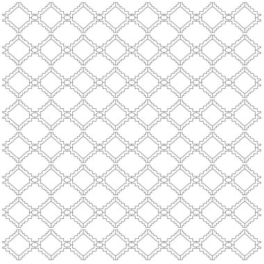 Lüks Tasarım Süslemeleri, Aztekler Siyah Beyaz Desen, Doku, Arkaplan