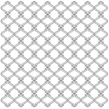 Lüks Tasarım Süslemeleri, Aztekler Siyah Beyaz Desen, Doku, Arkaplan