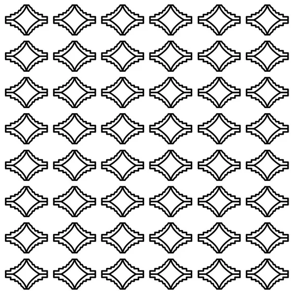 Luxury Design Ornaments Aztecs Black White Pattern Texture Background — стоковий вектор