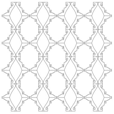 Lüks Tasarım Süslemeleri, Aztekler Deseni, Doku, Bakcground