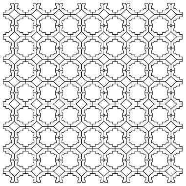 Lüks Tasarım Süslemeleri, Aztekler Siyah Beyaz Desen, Arkaplan, Doku