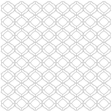 Lüks Tasarım Süslemeleri, Aztekler Siyah Beyaz Desen, Arkaplan, Doku