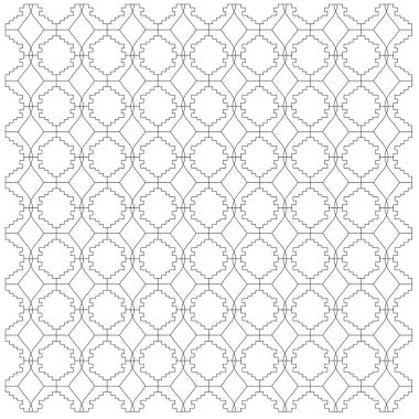 Lüks Tasarım Süslemeleri, Aztekler Siyah Beyaz Desen, Arkaplan, Doku