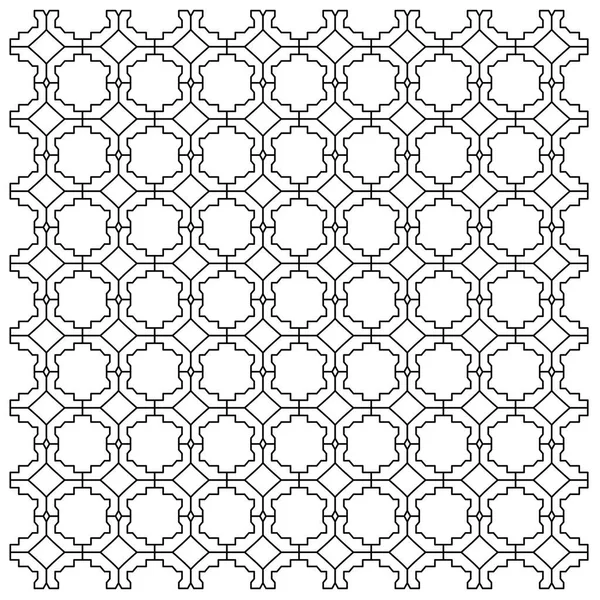 Роскошный Дизайн Украшения Ацтеки Черный Белый Узор Фон Текстура — стоковый вектор