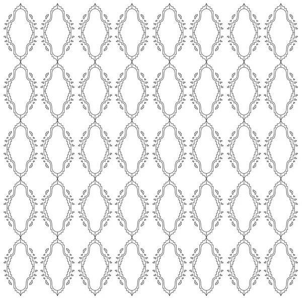 Luxury Design Ornaments Aztecs Black White Pattern Background Texture — Stock Vector