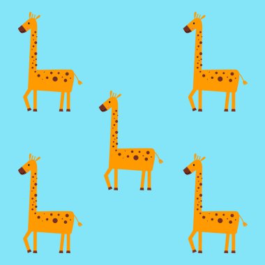 Şirin Sarı Zürafalar Hayvan desenleri, Arka plan, Doku