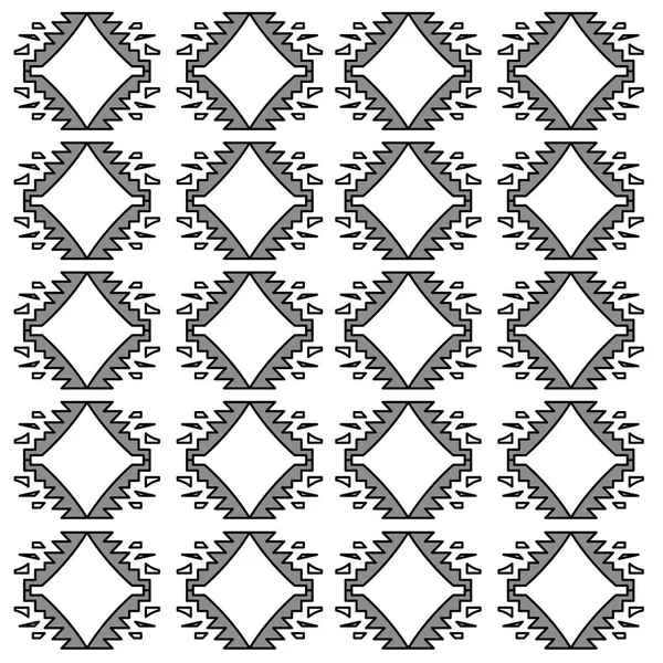 Design Lusso Ornamenti Elementi Aztechi Opere Arte Geometriche Texture Pattern — Vettoriale Stock