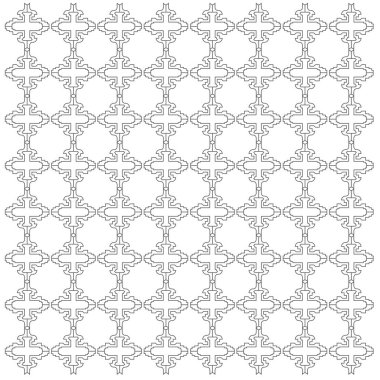 Lüks Tasarım Süslemeleri, Aztekler Siyah Beyaz Desen, Doku, Arkaplan