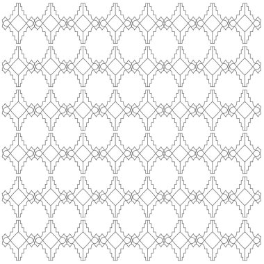 Lüks Tasarım Süslemeleri, Aztekler Siyah Beyaz Desen, Doku, Arkaplan