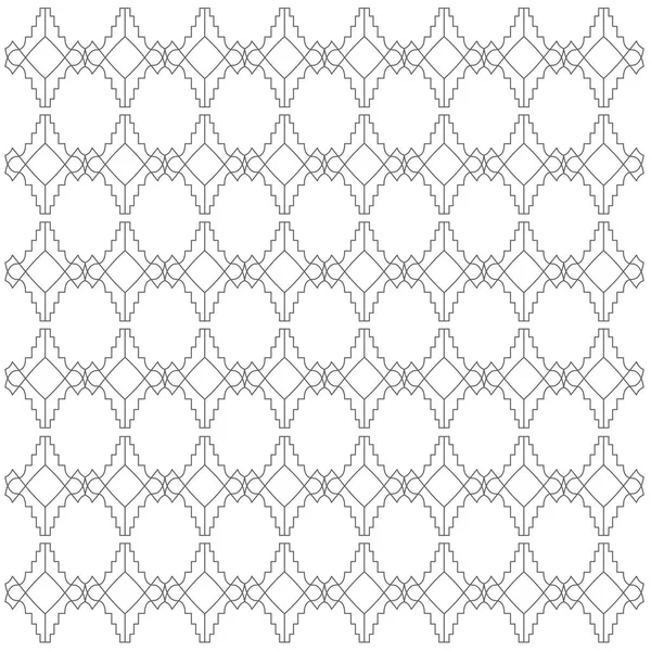 Luxury Design Ornaments Aztecs Black White Pattern Texture Background — стоковий вектор