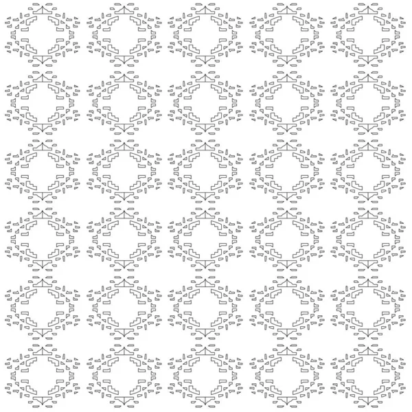 Simple Design Ornaments Aztecs Texture Pattern Background — ストックベクタ