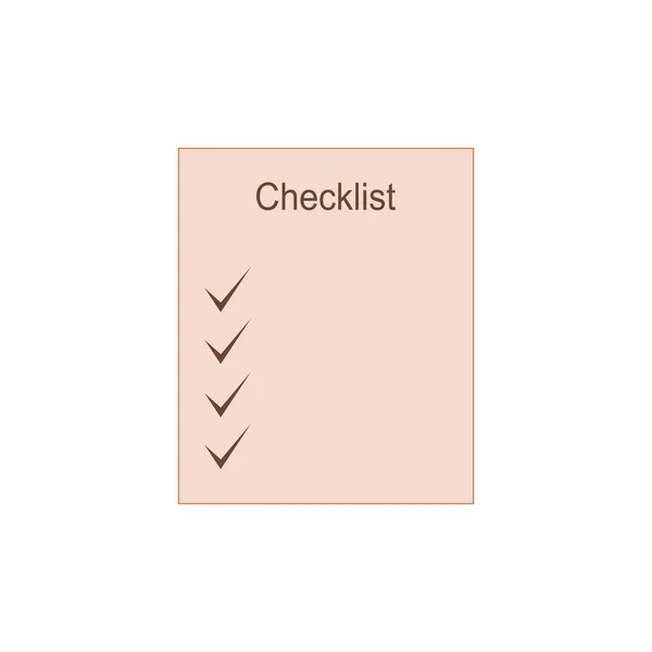 Blanco Checklist Kan Worden Gebruikt Voor Wat Kopen Geïsoleerd Wit — Stockvector