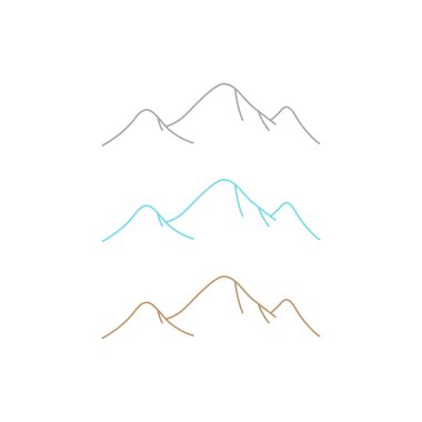 Design Hills Logo Sanatı beyaza izole edildi