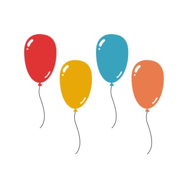 Parti Renkli Balonları Beyazlar 'da Ayrı Tutuldu