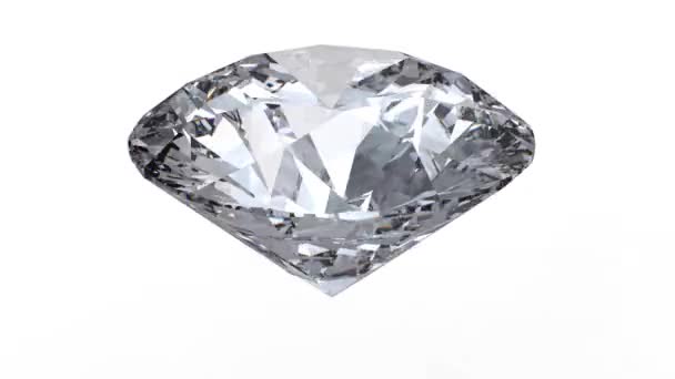 rotující diamond smyčka na bílém pozadí
