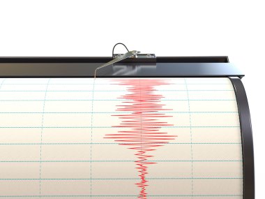 sismograf enstrüman deprem sırasında yer hareketi kaydetme