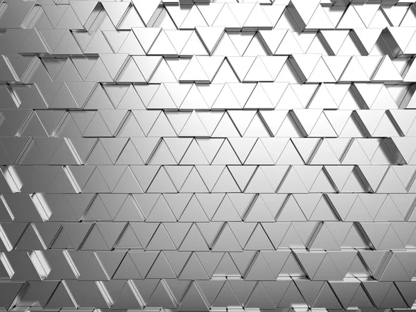 Shiny triangular metal bars background — Stock Photo, Image