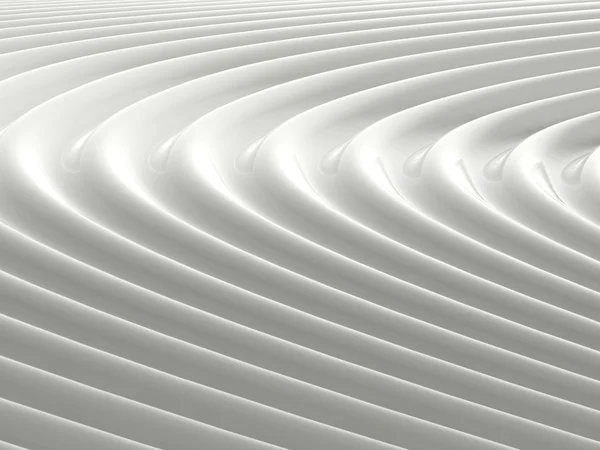 Absztrakt fényes fehér hullám mintás háttérrel illusztráció — Stock Fotó