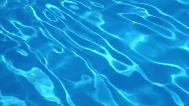 Perenang permukaan air kolam renang — Stok Video