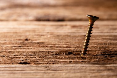 ahşap yakın çekim parça eski vida