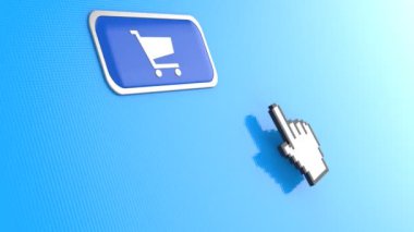 el fare işaretçisi üzerinde alışveriş sepeti düğmesini tıklatın