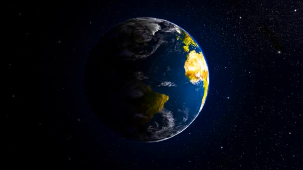 Планета Земля безшовні петля — стокове відео