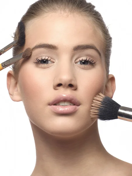 Make-up girl — Stock Photo, Image