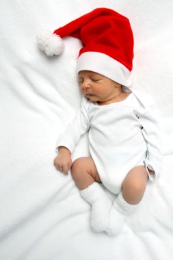 Bebek Noel Baba şapkası