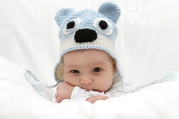 Beautiful baby in hat — Stock Photo, Image