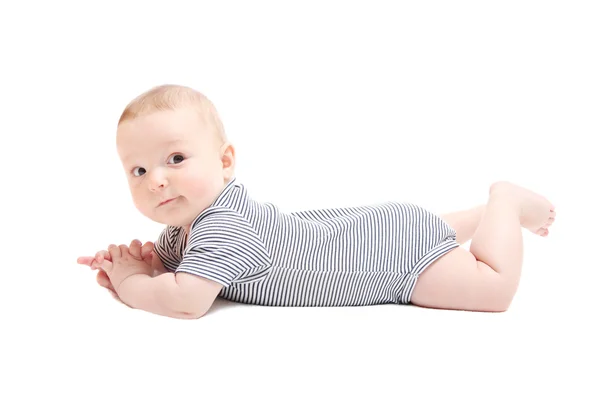 Baby kijken naar de camera — Stockfoto