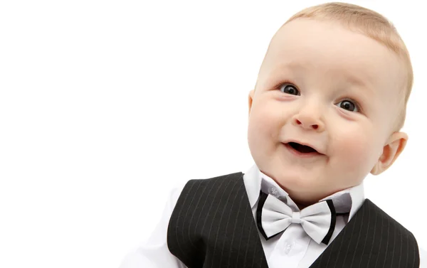 Güzel bebek çocuk takım elbise — Stok fotoğraf