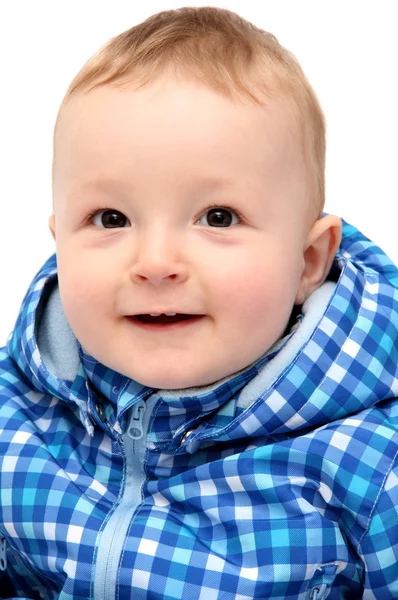 Lachender fröhlicher kleiner Junge — Stockfoto