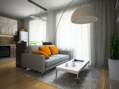 modern daire parçası