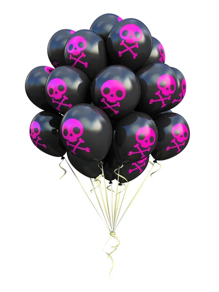 Bunch of emo balloons — Stock Photo, Image