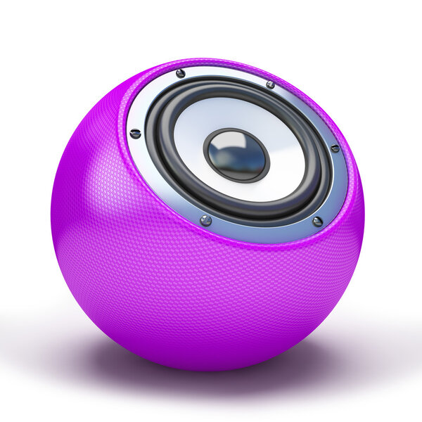 Фиолетовый спикер
