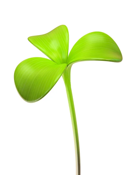 Genç yeşil Filiz trifoliate — Stok fotoğraf