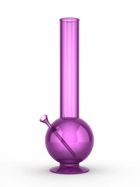 Purple bong isolated on white background — Stock Photo, Image