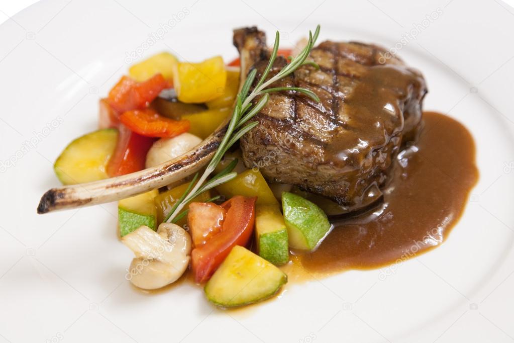 Roast lamb