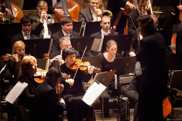 Orchestra conductor — Stock Photo, Image